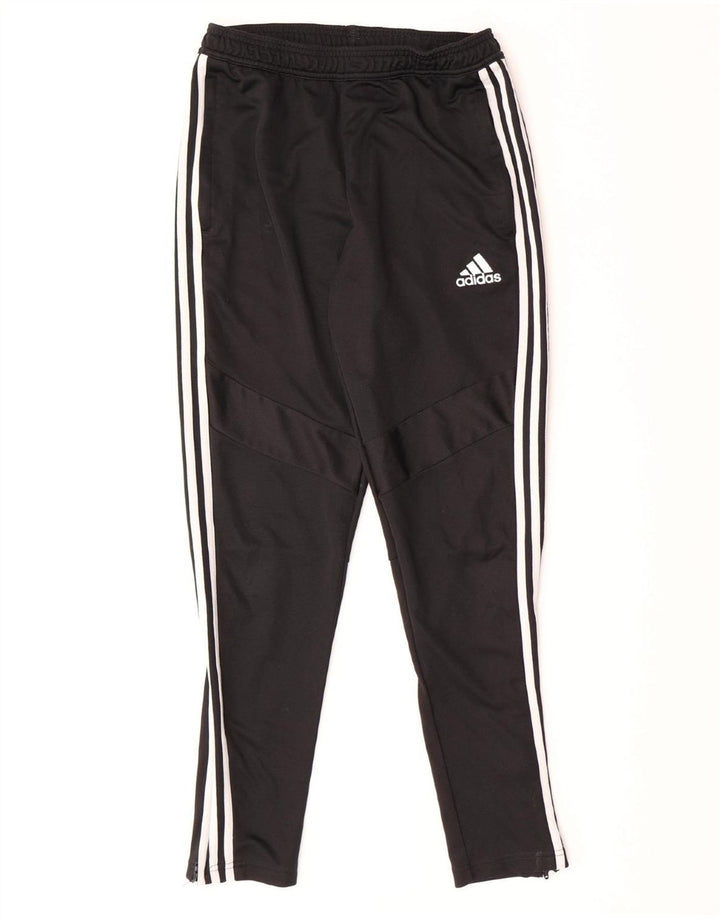 ADIDAS Mens Tracksuit Trousers Medium  Black Polyester