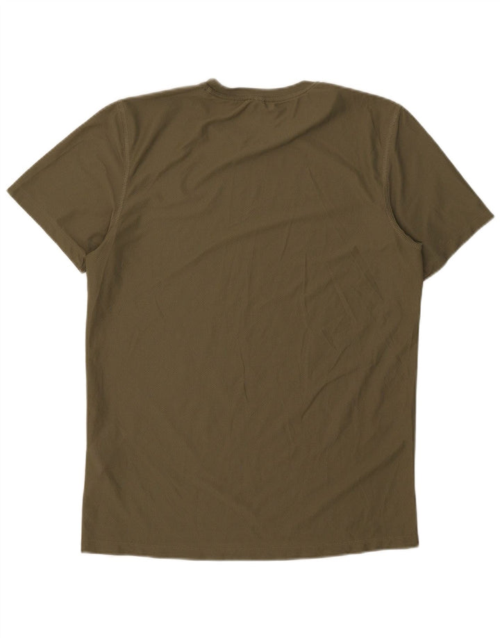 Ανδρικό T-Shirt Adidas Top Small Khaki Polyester