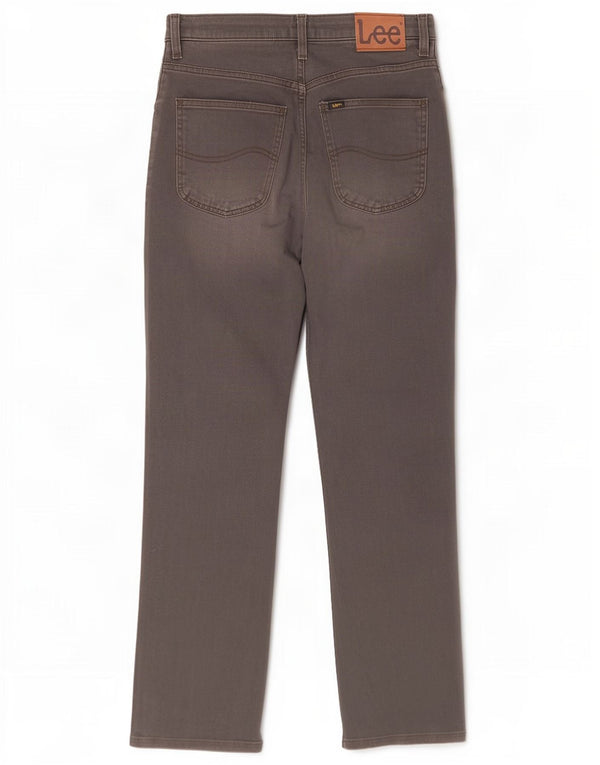 Lee Mens Brooklyn Straight Casual Παντελόνι W32 L32 Γκρι βαμβακερό
