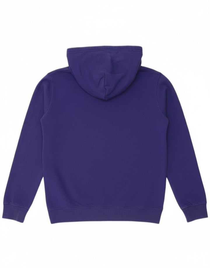 CHAMPION Mens Graphic Hoodie Jumper Small Purple