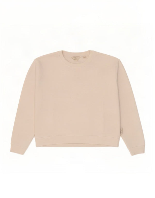 Ted Baker Γυναικείο φούτερ μεγάλου μεγέθους Jumper Size 2 Small White Polyester