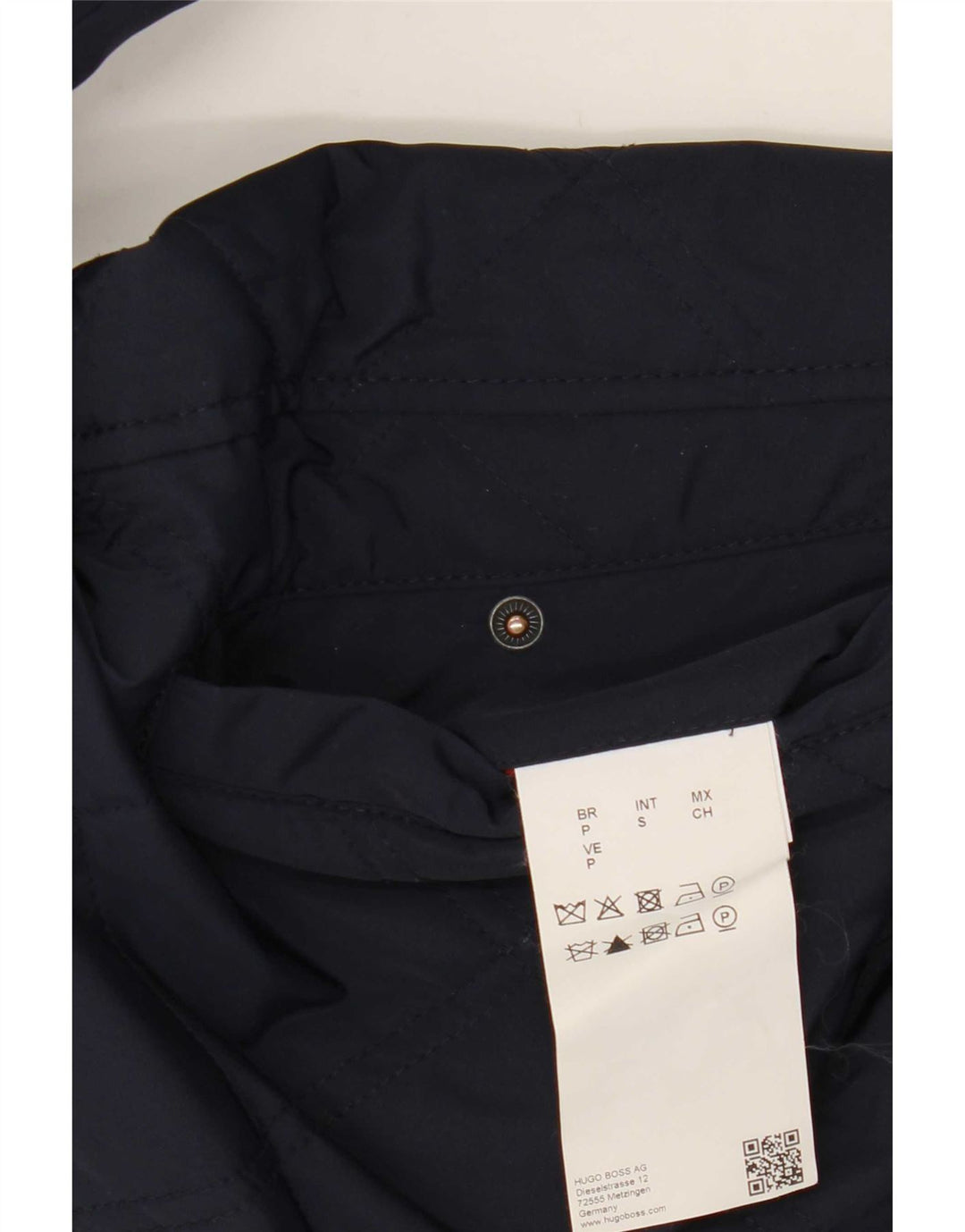 Ανδρικό αναστρέψιμο μπουφάν Hugo Boss UK 36 Small Black Polyamide