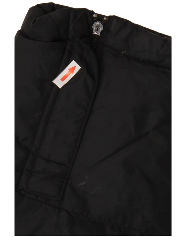 Ανδρικό παλτό με κουκούλα Levi's UK 42 XL Μαύρο Πολυαμίδιο