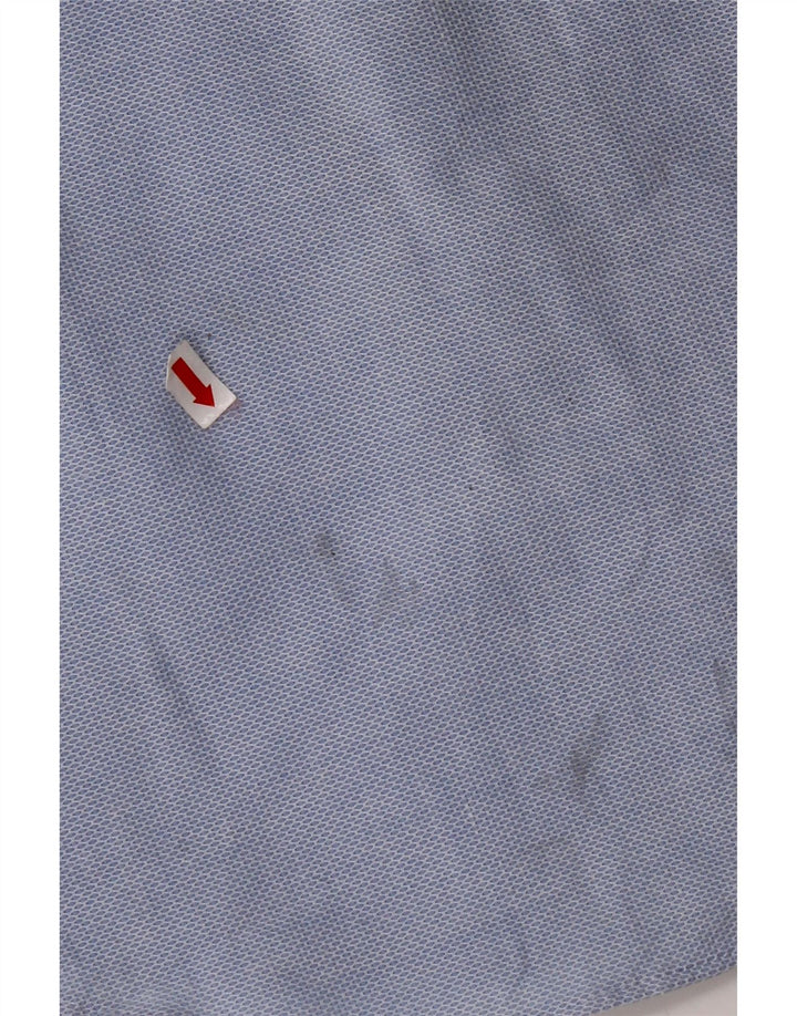 Ανδρικό πουκάμισο ZARA Slim Fit μεγάλο μπλε βαμβακερό