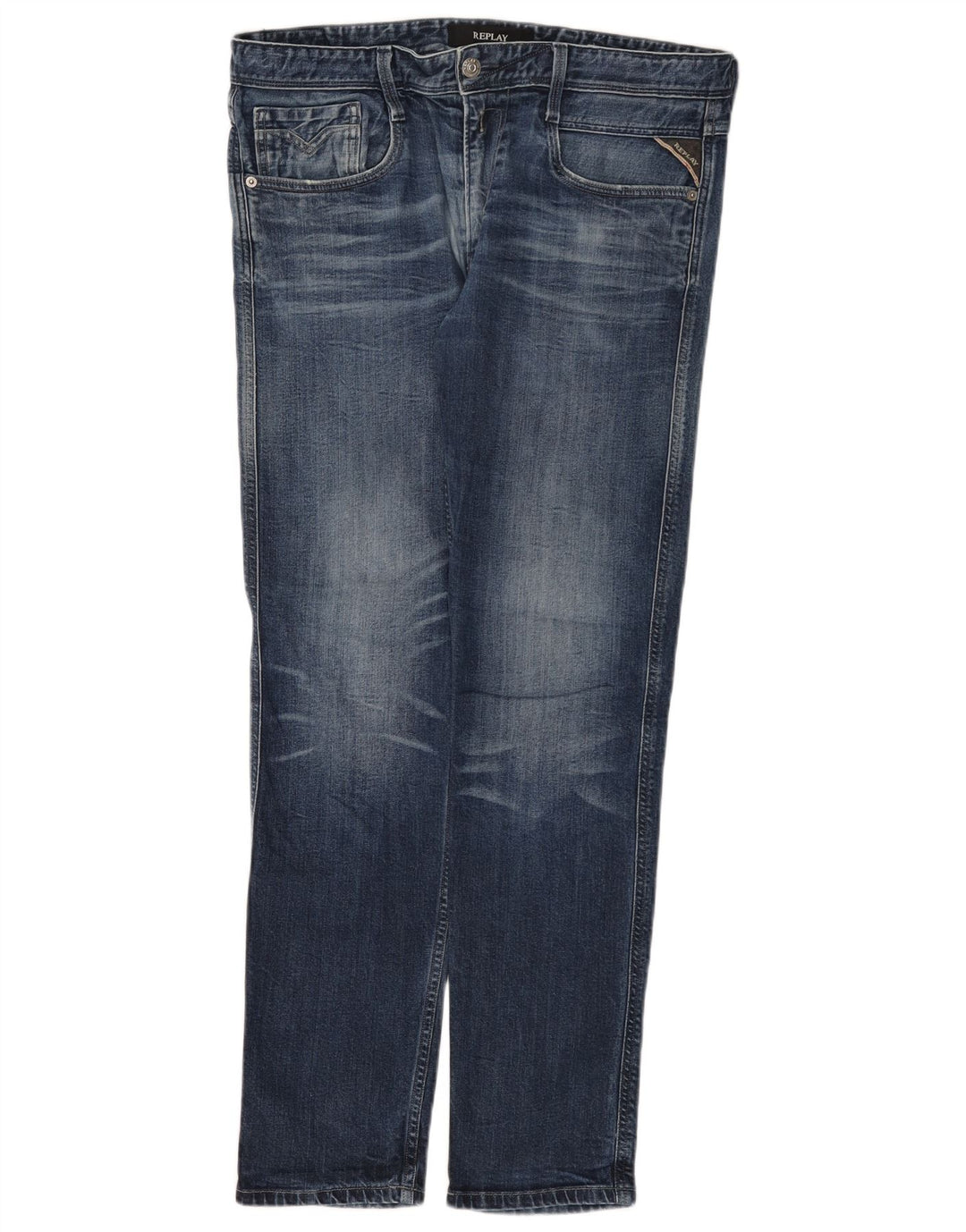 Replay Γυναικείο Slim Jeans W34 L32 Blue Cotton