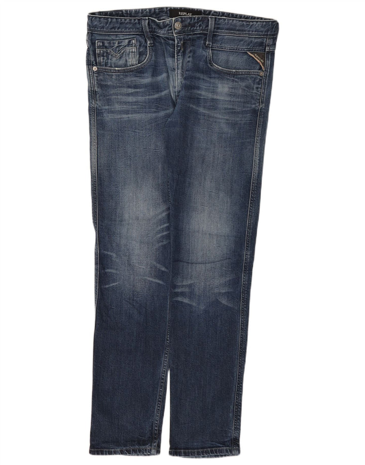 Replay Γυναικείο Slim Jeans W34 L32 Blue Cotton