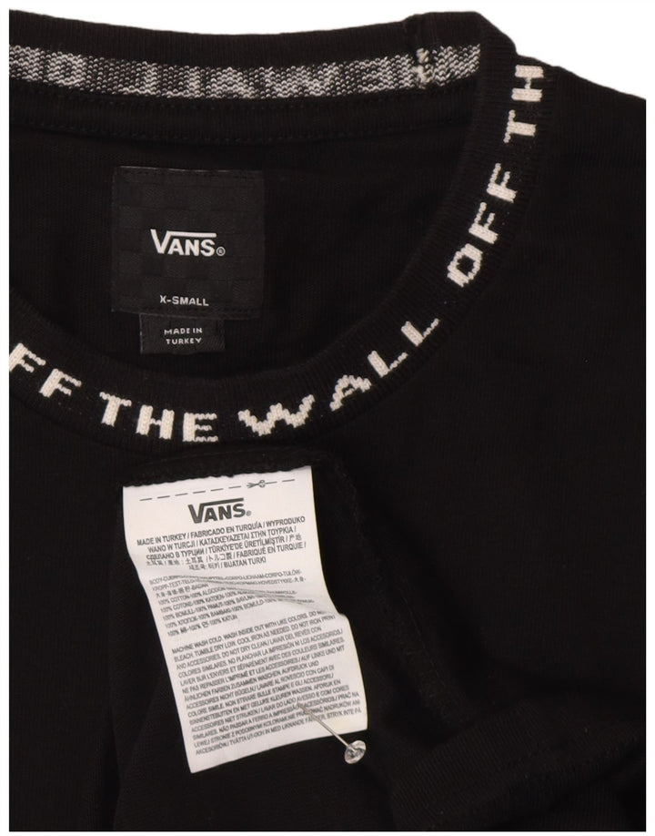 Ανδρικό γραφικό T-Shirt Vans Top XS Μαύρο βαμβακερό