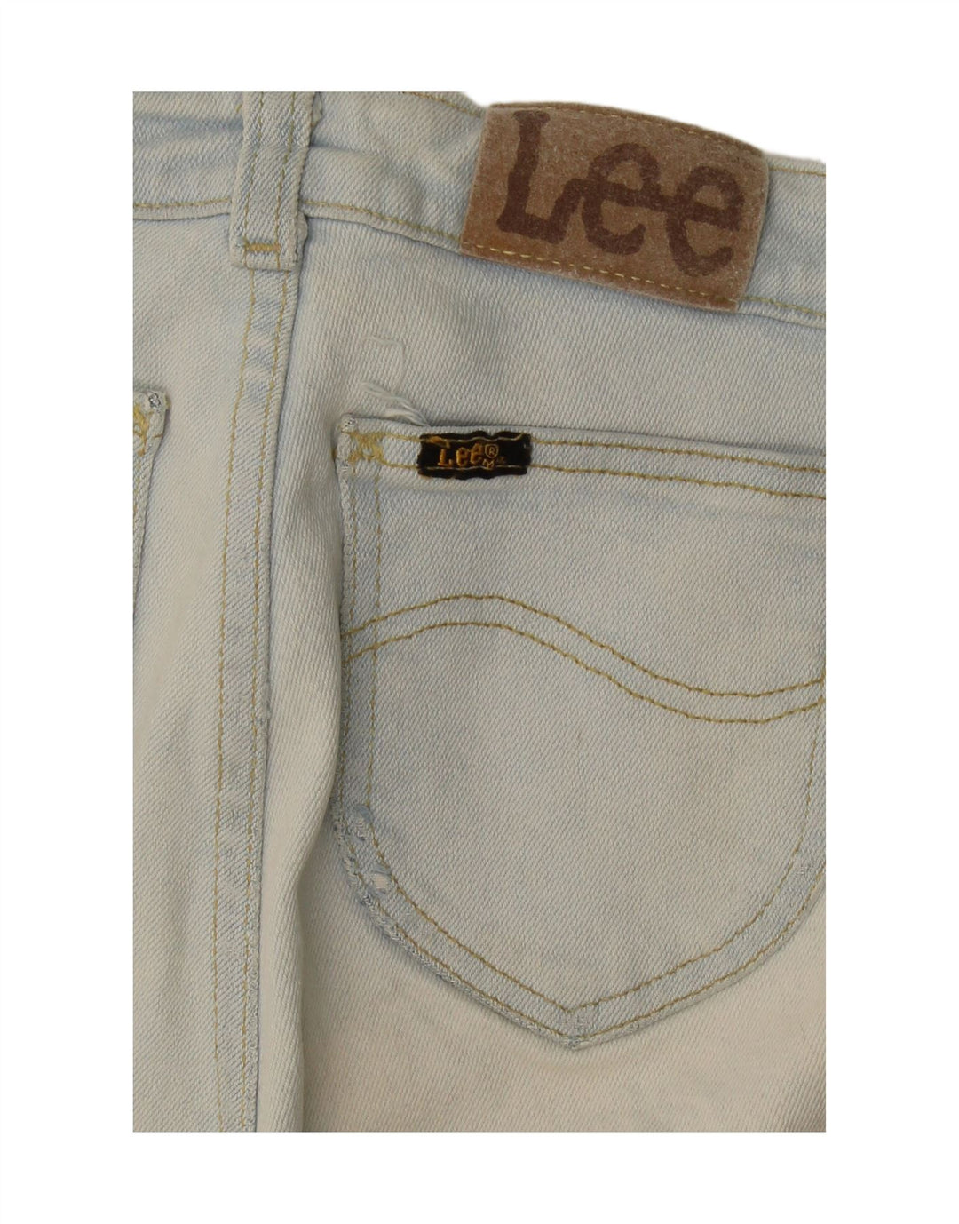 LEE Womens Skinny Jeans W24 L30 Blue