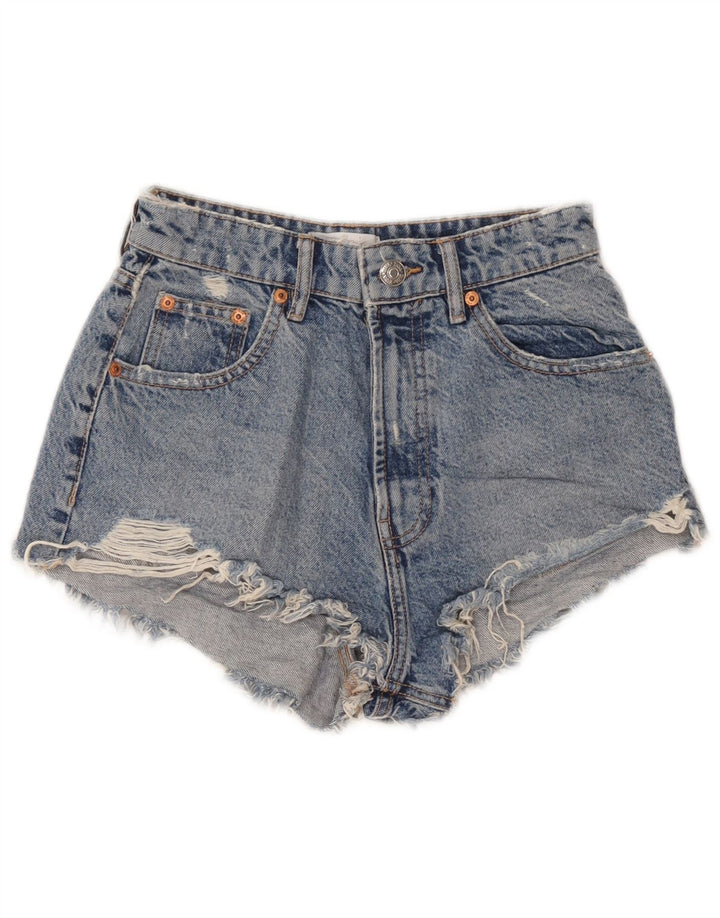 Zara Γυναικείο τζιν σορτς EU 36 XS W26 μπλε