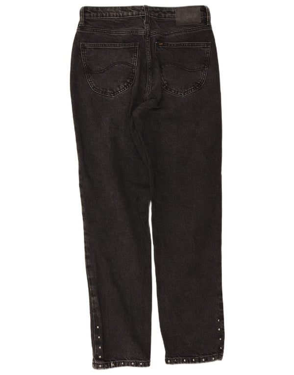 Lee Womens Carol Straight Jeans W28 L28 Μαύρο βαμβακερό