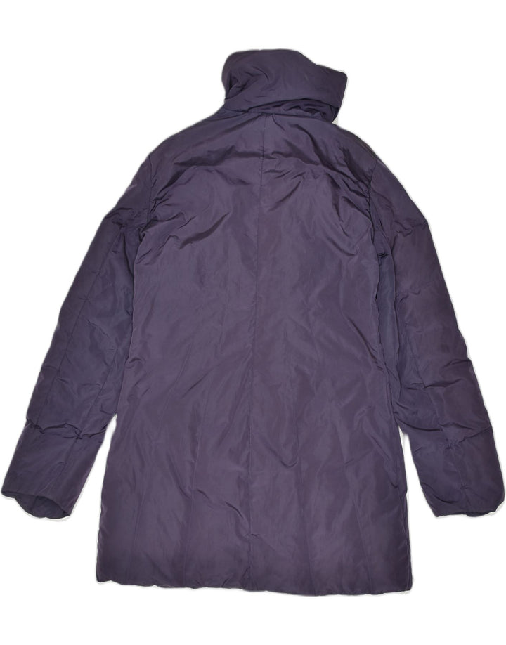 BELFE & BELFE Womens Windbreaker Coat UK 14 Medium Purple Polyester Winter | Vintage | Thrift | Second-Hand | Used Clothing | Messina Hembry 