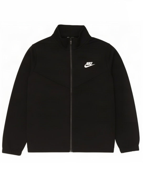 Μπουφάν Nike Boys Graphic αθλητική φόρμα 12-13 ετών, μεγάλο μαύρο πολυεστέρα