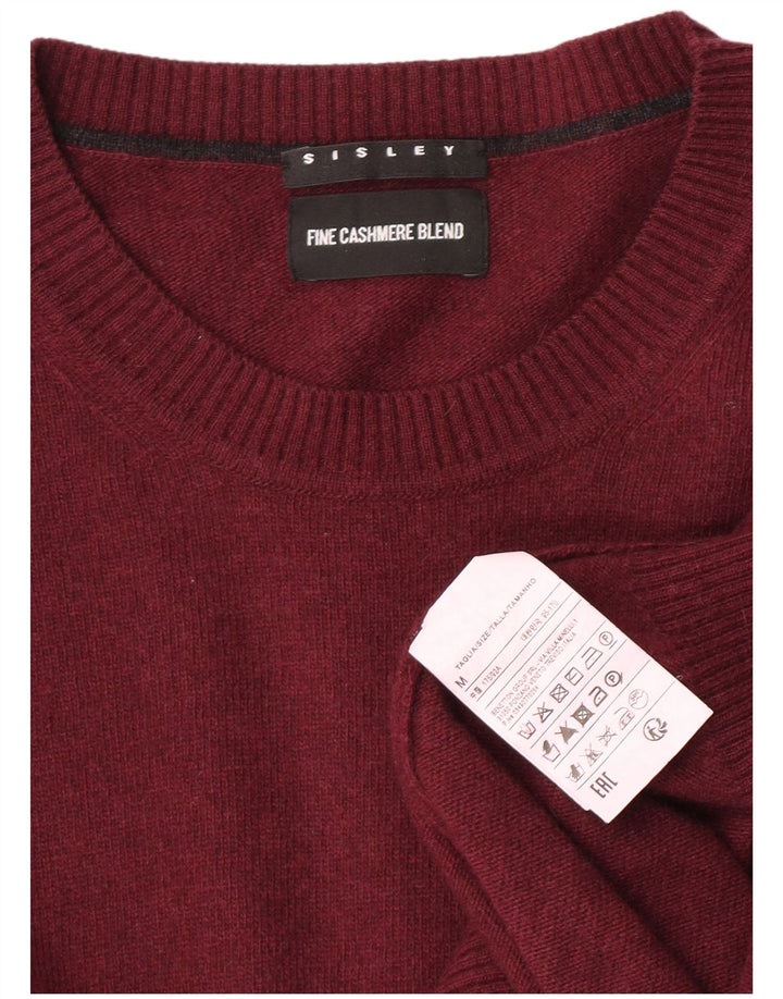 Ανδρικό πουλόβερ Sisley Crew Neck Jumper Medium Burgundy Polyamide