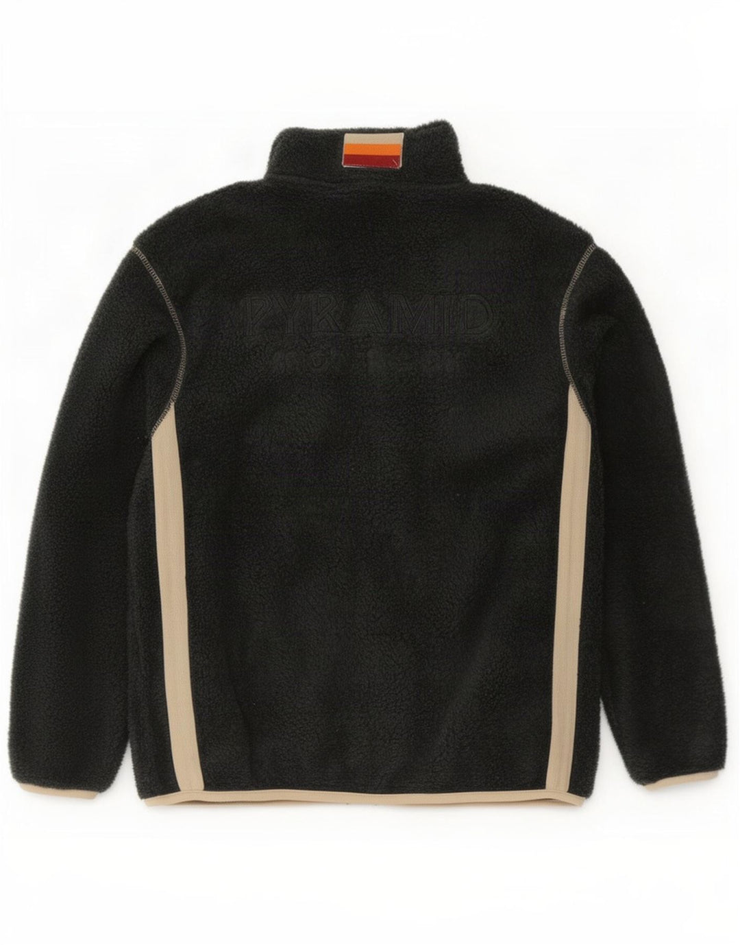Pyramid Γυναικείο Fleece Jacket UK 14 Large Grey Colourblock Polyester