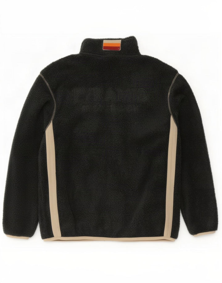 Pyramid Γυναικείο Fleece Jacket UK 14 Large Grey Colourblock Polyester