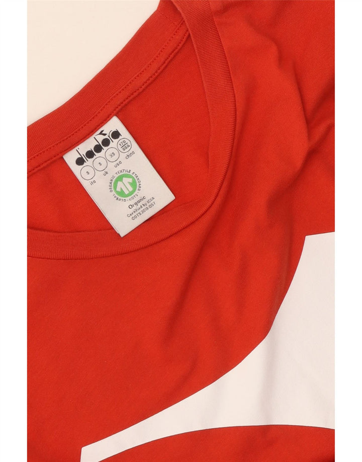 Ανδρικό γραφικό T-Shirt Diadora Top Μικρό κόκκινο