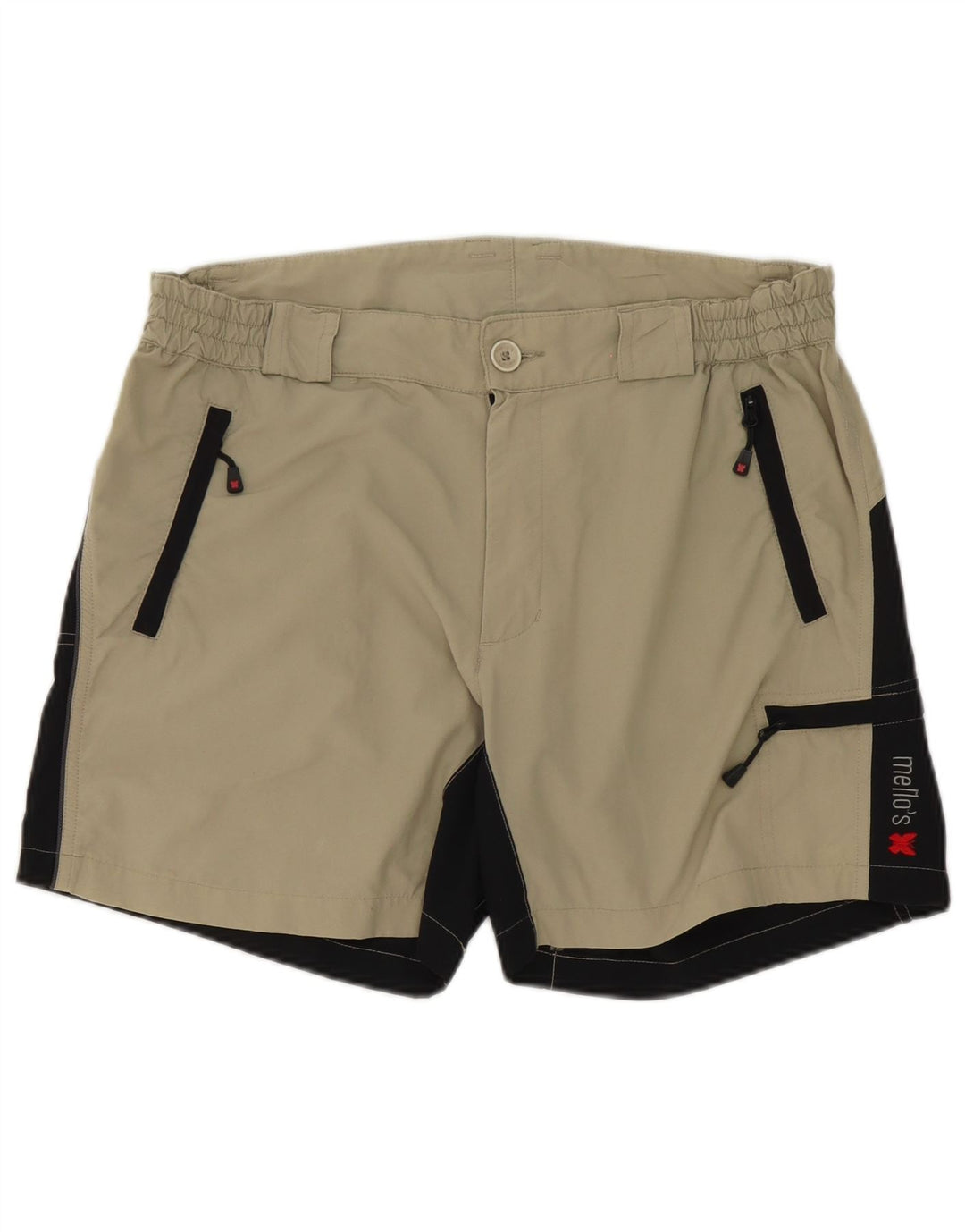 Ανδρικό σορτς Cargo Mello's W32 Medium Beige Colourblock Polyamide