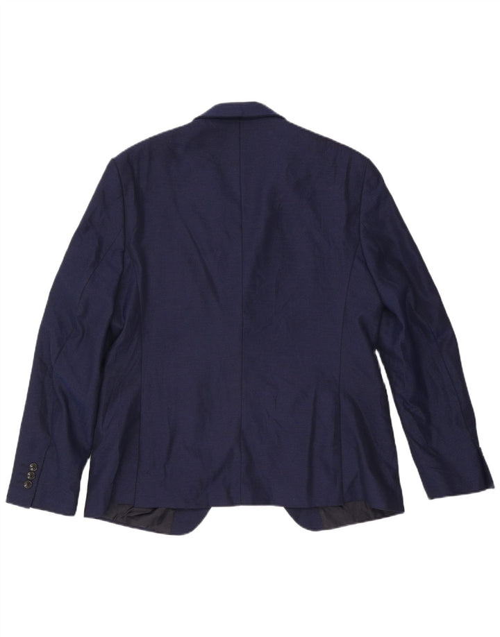 Zara Ανδρικό σακάκι μπλέιζερ με 1 κουμπί EU 54 XL Navy Blue