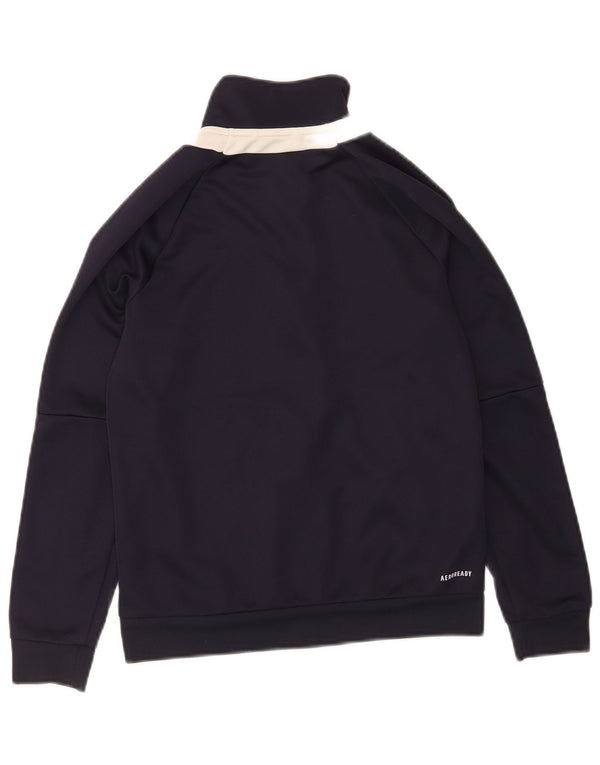 Adidas Boys αθλητική φόρμα Top Jacket 11-12 Years Navy Blue Polyester