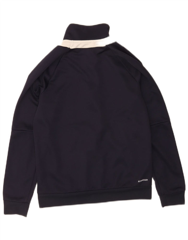 Adidas Boys αθλητική φόρμα Top Jacket 11-12 Years Navy Blue Polyester