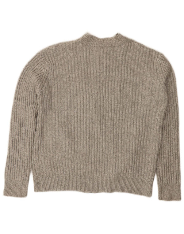 Marks & Spencer Γυναικεία ζακέτα πουλόβερ UK 10 Small Grey Polyester