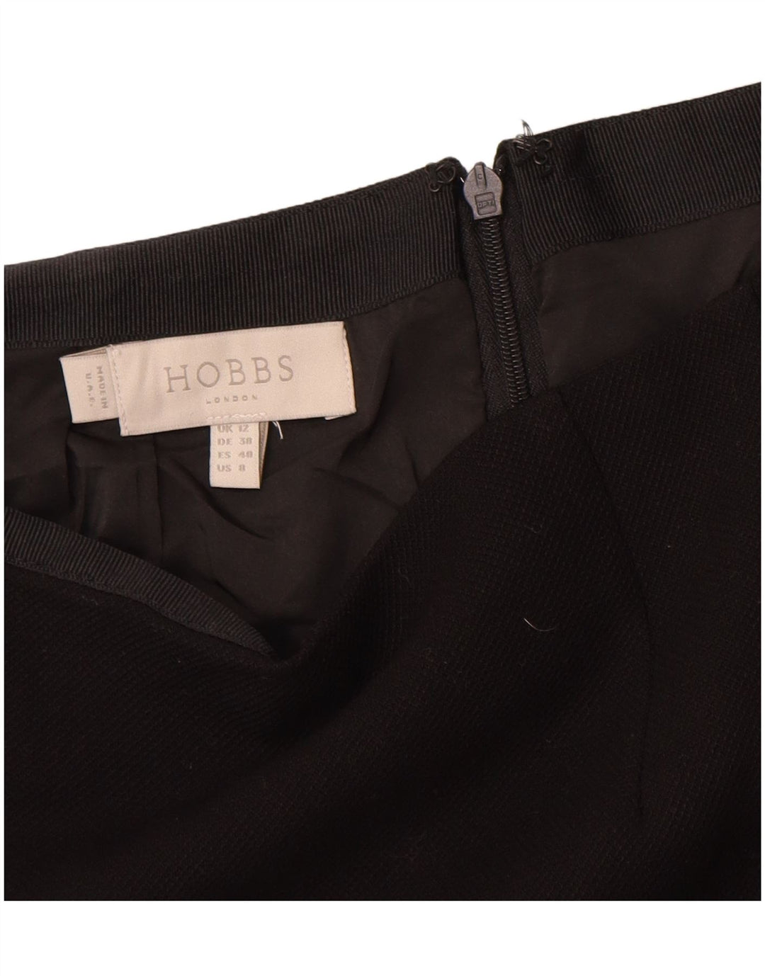 HOBBS Γυναικεία Pencil Φούστα UK 12 Medium W30 Black Polyester