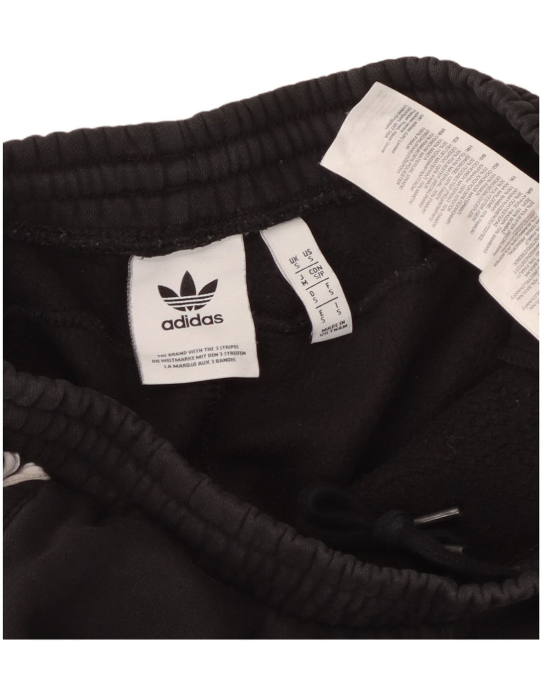 Ανδρική αθλητική φόρμα Adidas Graphic Παντελόνι Joggers Μικρό μαύρο βαμβακερό