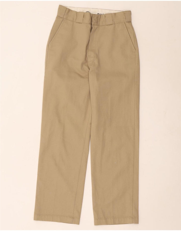 Dickies Γυναικείο ίσιο παντελόνι Chino W26 L27 Μπεζ πολυεστέρας