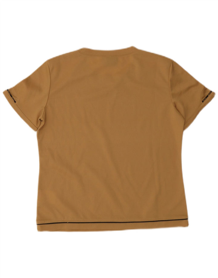 Lotto Γυναικείο T-Shirt Top UK 14 Large Beige Polyester