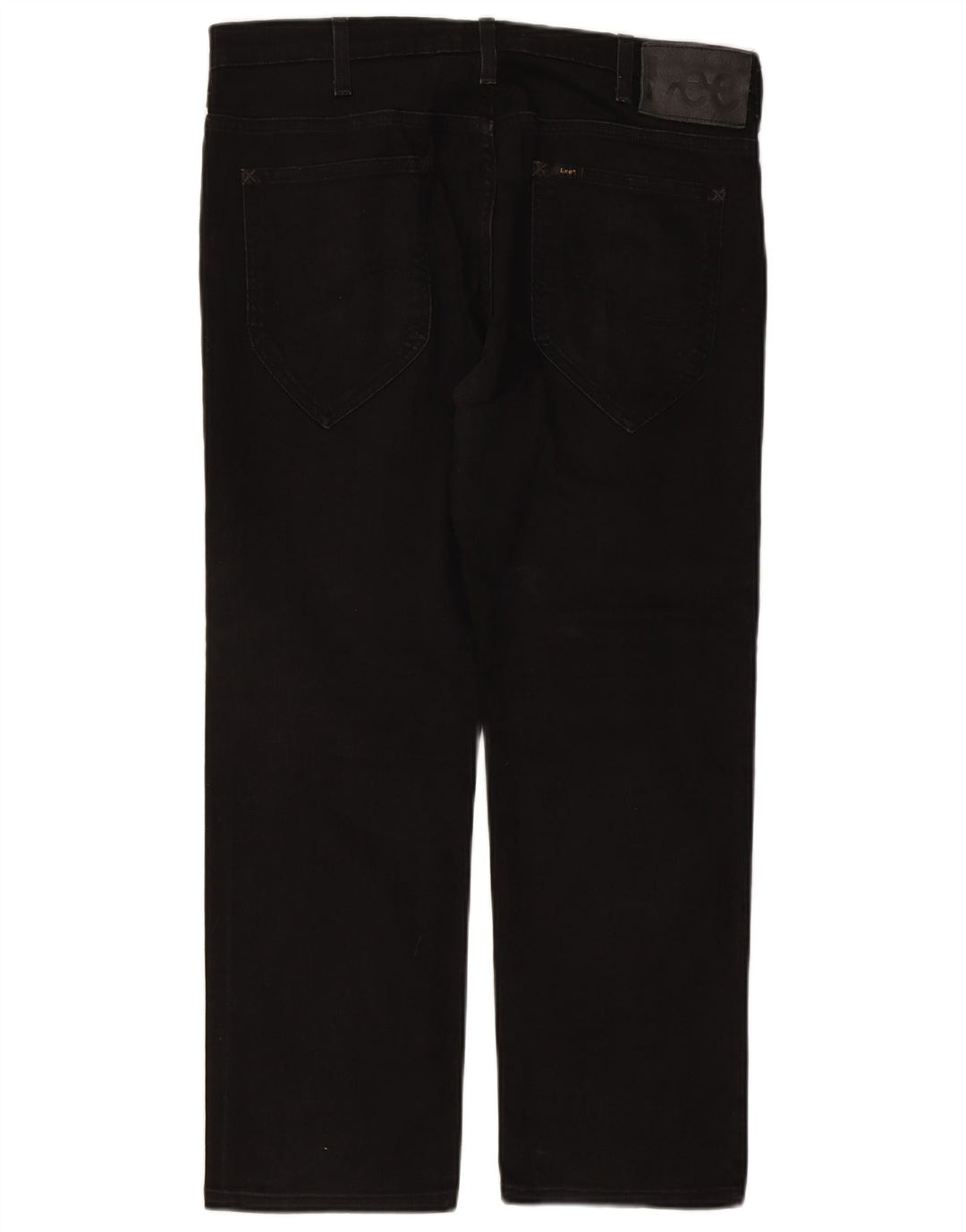 LEE Ανδρικό τζιν Macky Straight W36 L27 Μαύρο βαμβακερό