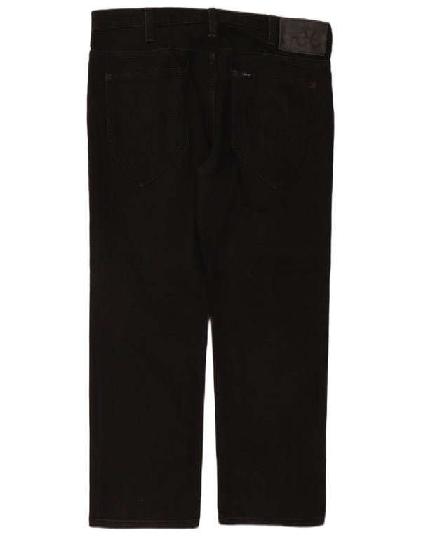 LEE Ανδρικό τζιν Macky Straight W36 L27 Μαύρο βαμβακερό