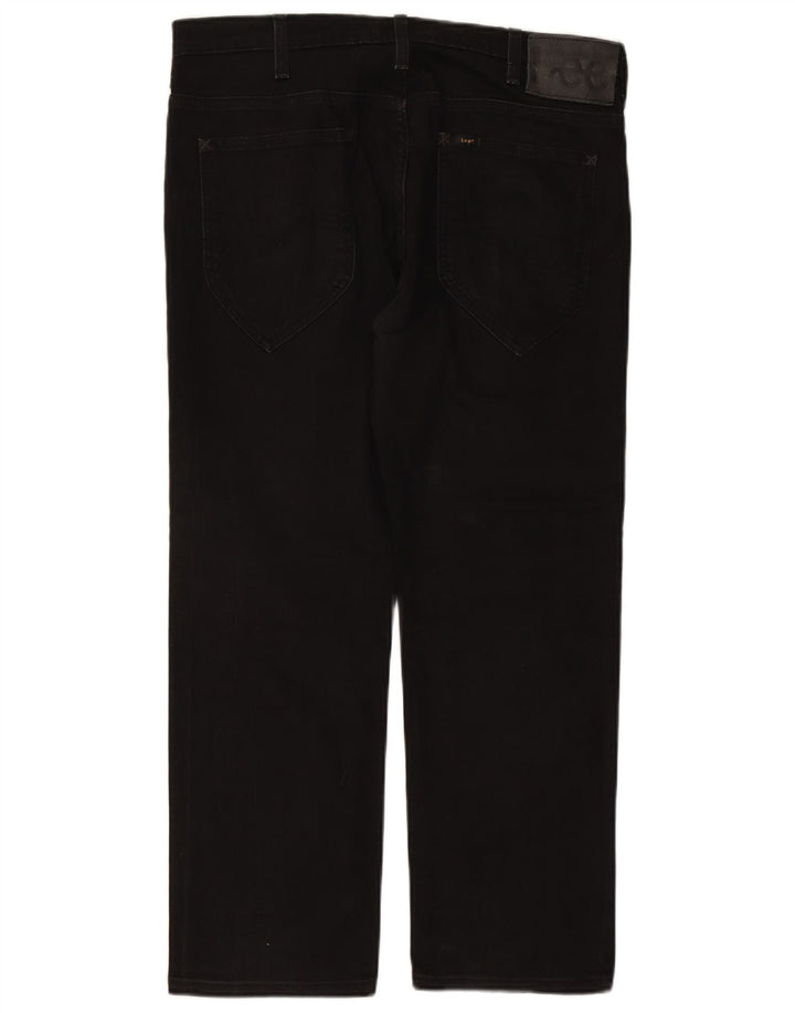 LEE Ανδρικό τζιν Macky Straight W36 L27 Μαύρο βαμβακερό