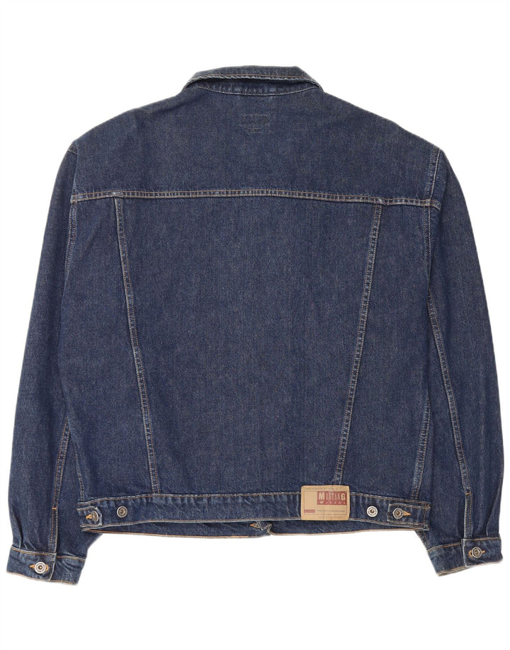 Mustang Ανδρικό Τζιν Μπουφάν UK 42 XL Navy Blue Cotton