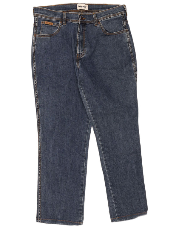 Wrangler Ανδρικό Texas Straight Jeans W34 L27 Μπλε βαμβακερό