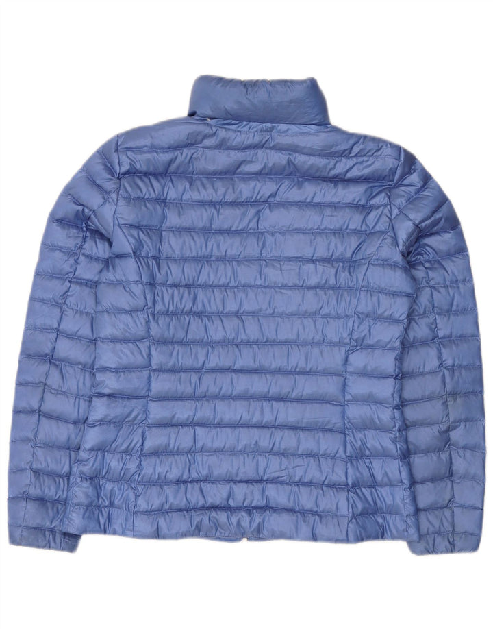 Massimo Dutti Γυναικείο μπουφάν UK 12 Medium Blue Polyester