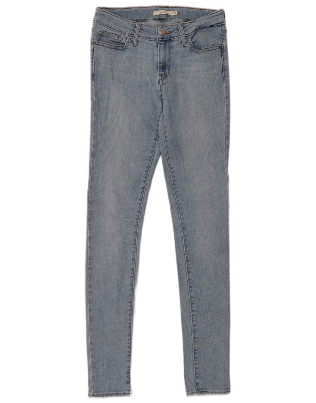 LEVI'S Γυναικείο 711 Skinny Jeans W26 L32 Μπλε Βαμβακερό