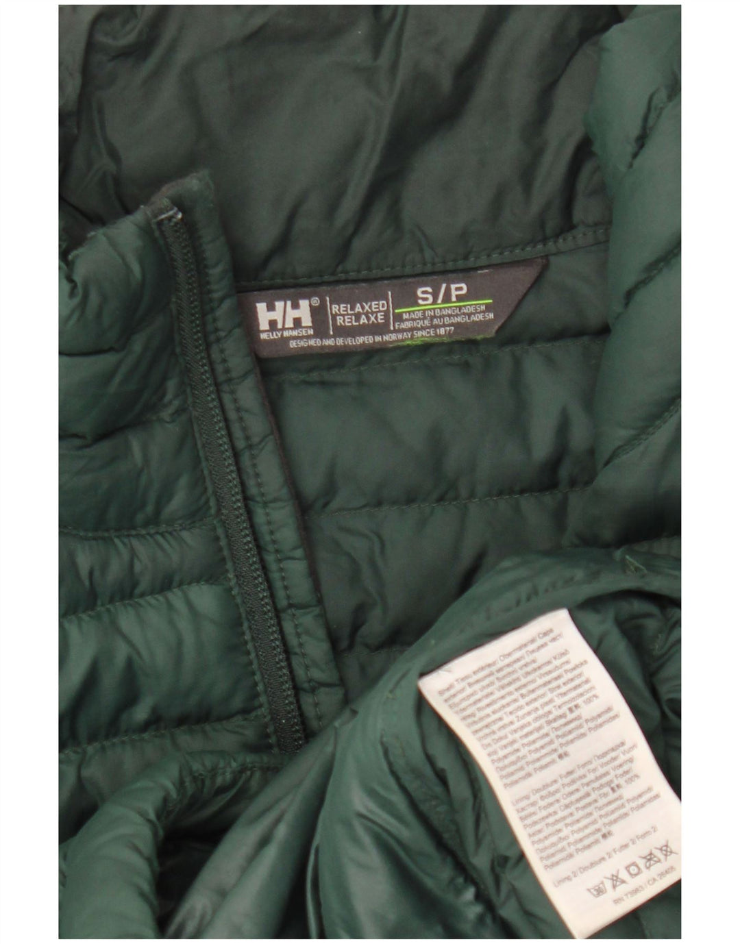 HELLY HANSEN Ανδρικό μπουφάν με επένδυση UK 36 Small Green Polyamide