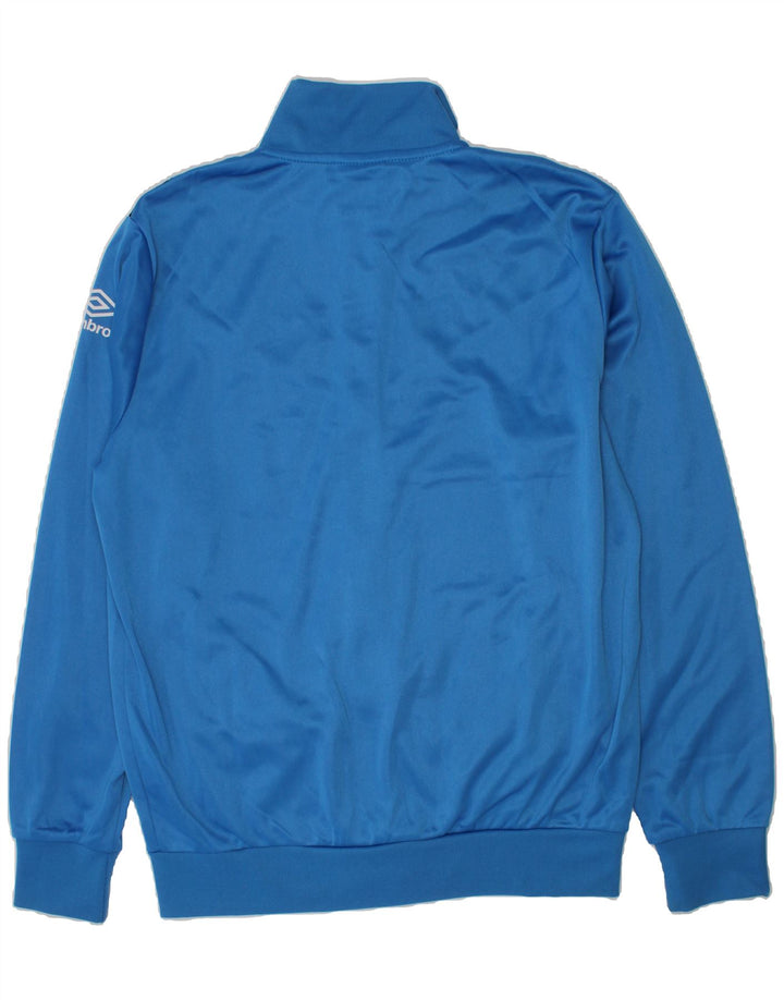 UMBRO Boys Graphic Tracksuit Top Jacket 15-16 Years Black Colourblock Vintage Umbro and Second-Hand Umbro from Messina Hembry 