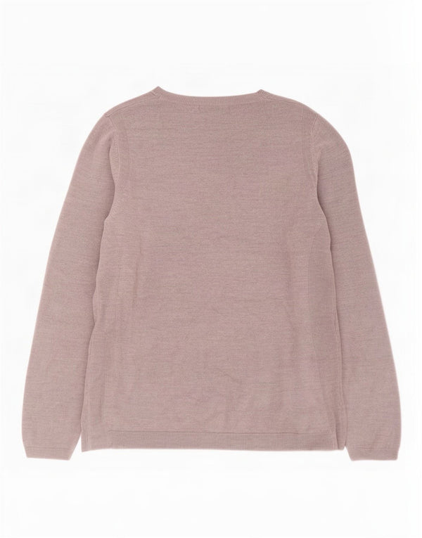 Marks & Spencer Γυναικείο πουλόβερ με λαιμόκαυστο UK 18 XL Γκρι ακρυλικό