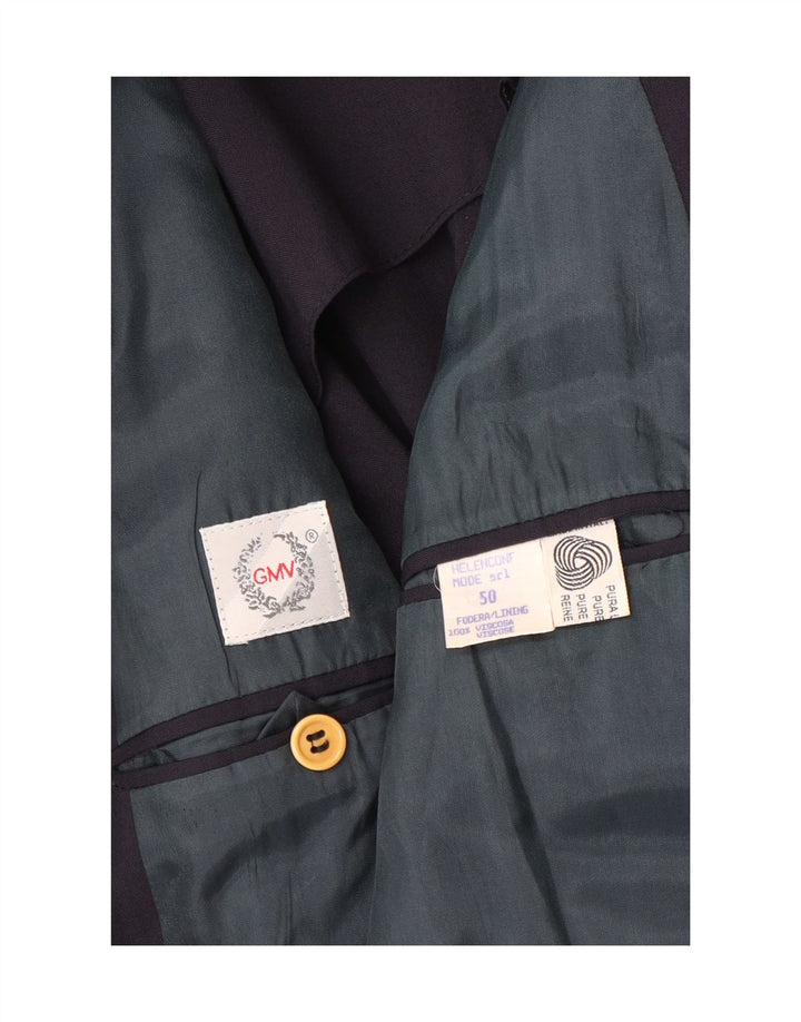 Vintage Ανδρικό τζάκετ Blazer 3 κουμπιών IT 50 Large Navy Blue Wool