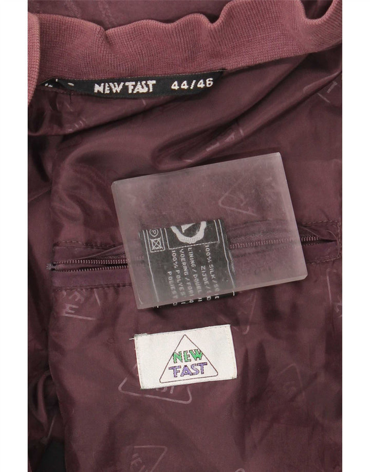 C&A Ανδρικό νέο Fast Bomber Jacket EU 44 2XL Μεταξωτό μπορντό