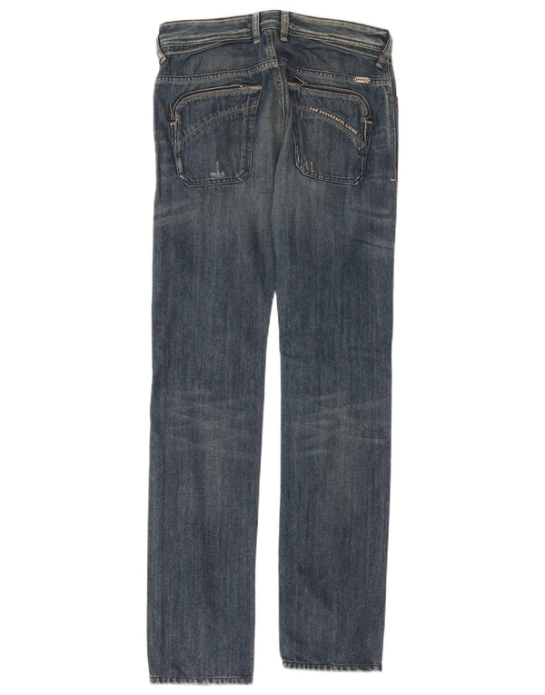 Diesel Mens Poiak Distressed Slim Jeans W28 L34 Μπλε βαμβακερό
