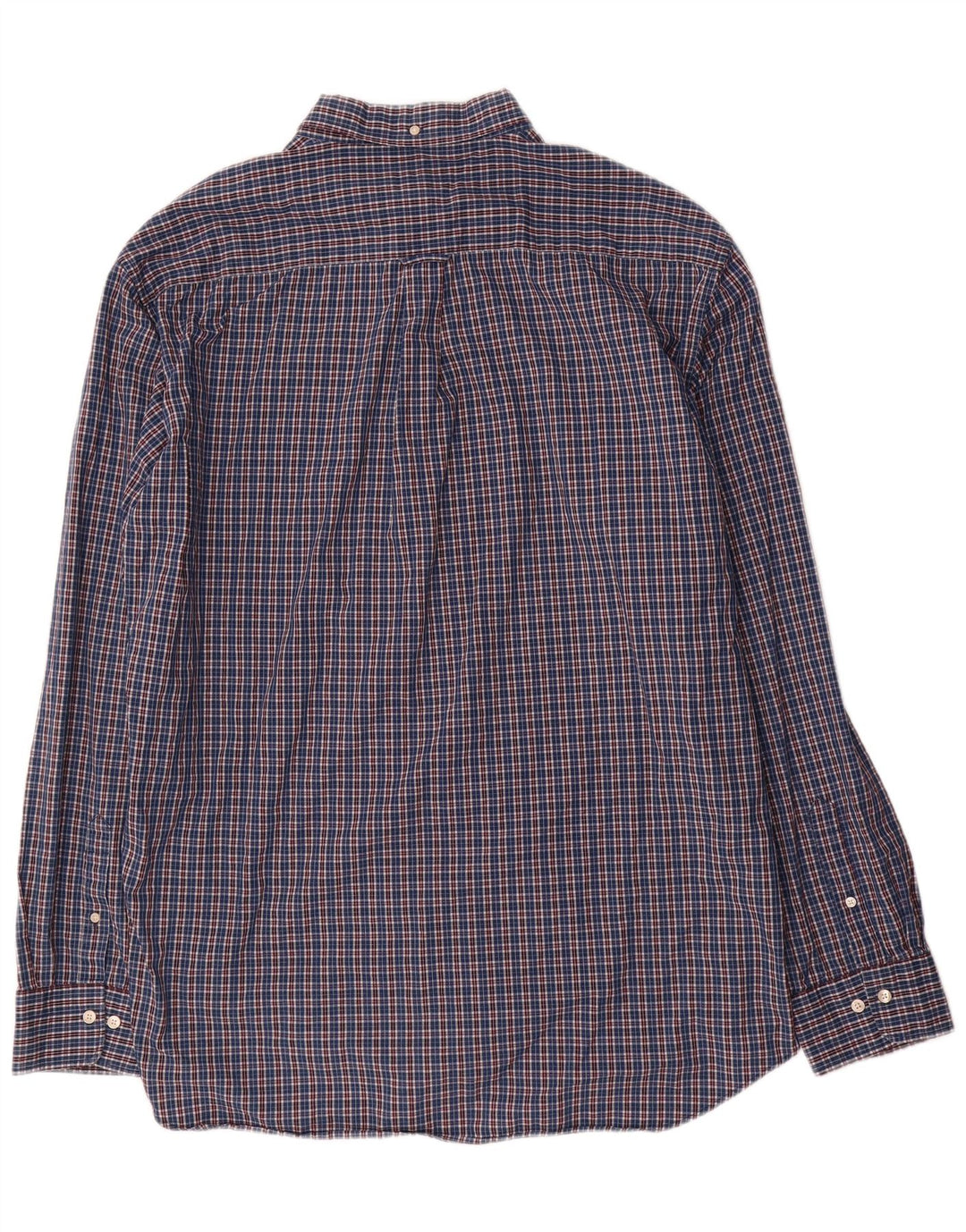 Ανδρικό πουκάμισο Gant Regular Fit Μέγεθος 47/48 3XL Μπλε βαμβακερό καρό