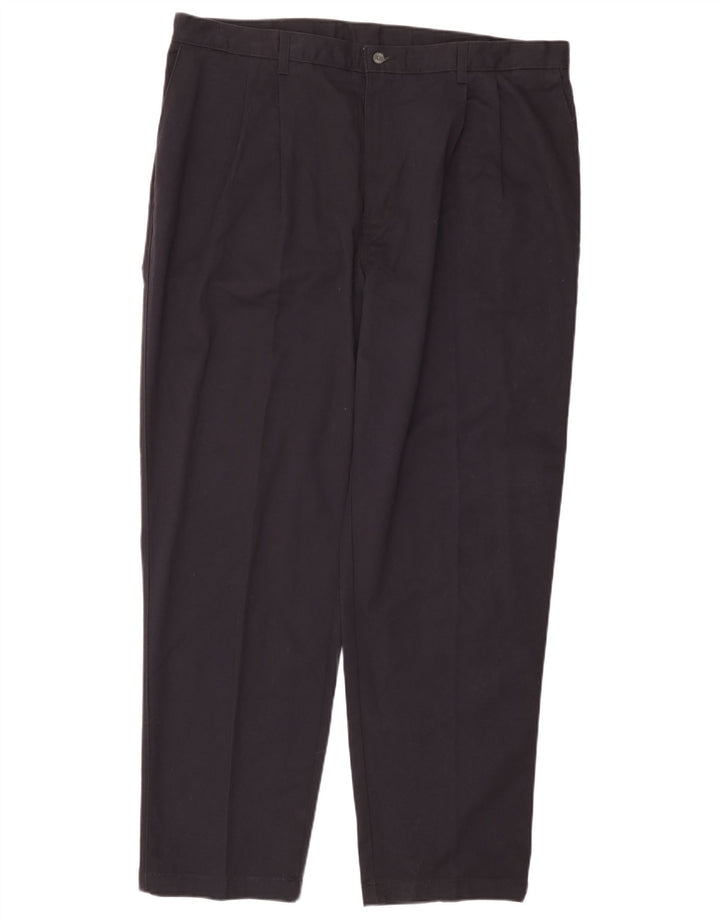 Ανδρικό παντελόνι Chino με καρφίτσες LEE W42 L32 Navy Blue Cotton