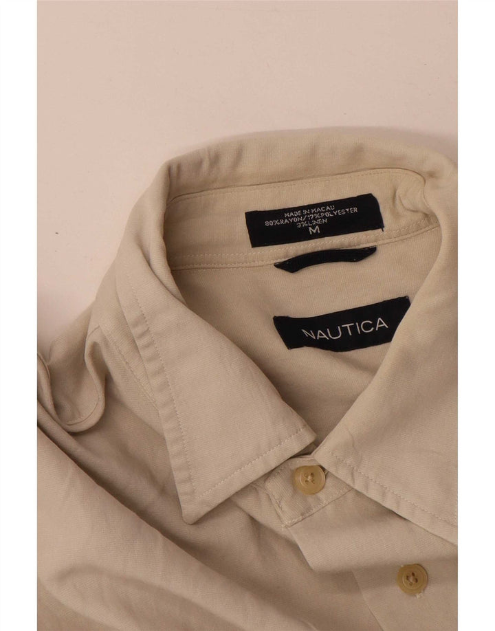 Ανδρικό πουκάμισο Nautica Medium Beige Rayon
