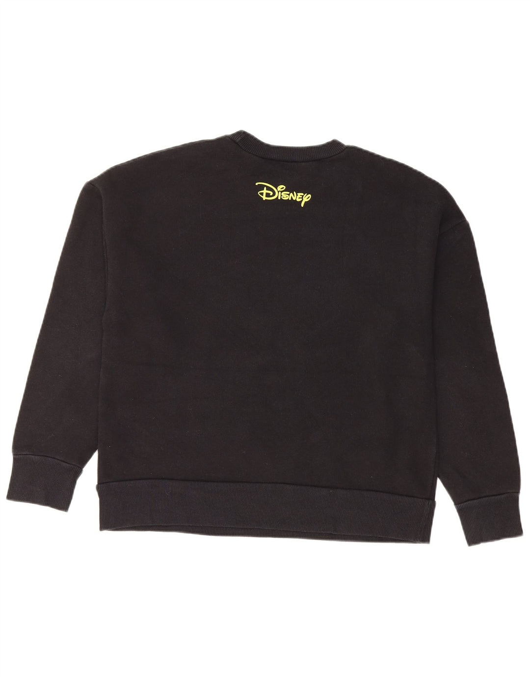 Zara Γυναικεία φούτερ γραφικών Mickey Mouse Jumper UK 10 Small Black