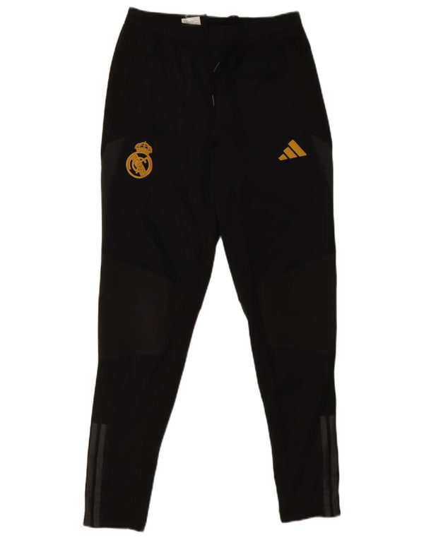 Ανδρική αθλητική φόρμα Adidas Real Madrid Παντελόνι Small Black Colourblock