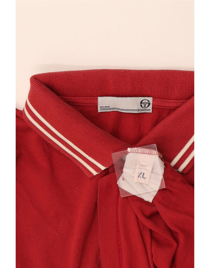 Sergio Tacchini Ανδρικό Πόλο Μπλουζάκι XL Κόκκινο