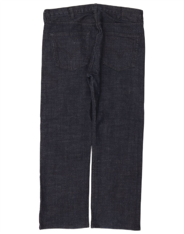 Ανδρικό τζιν Levi's Straight W38 L29 Navy Blue