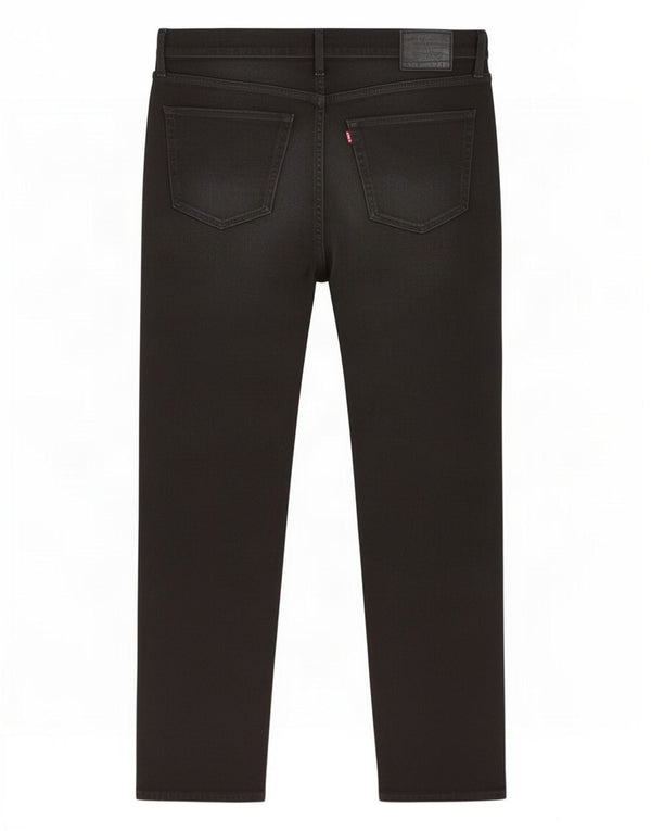 Levi's Mens 502 Tapered Jeans W36 L32 Μαύρο βαμβακερό